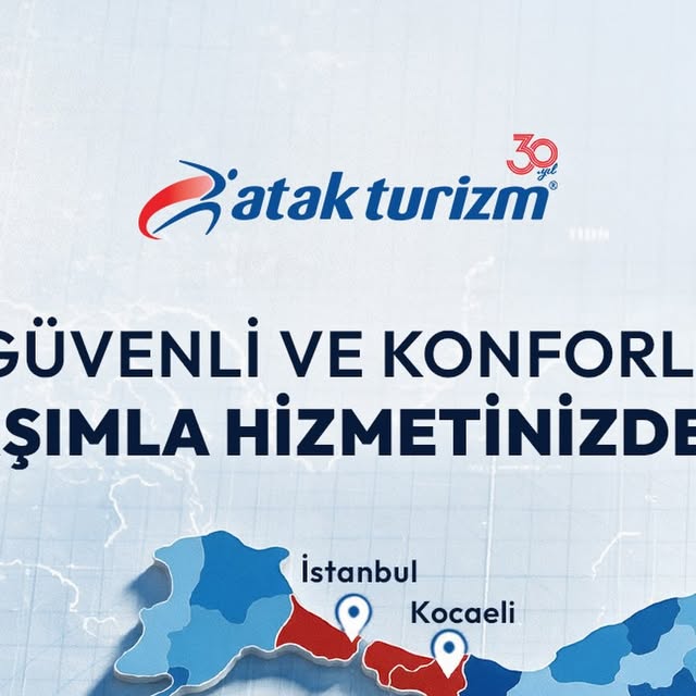 Atak Tourism's service network across Türkiye